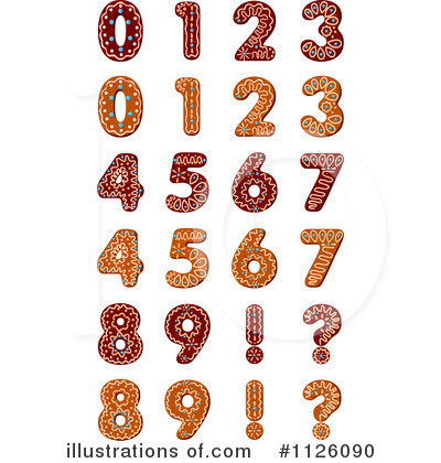 Gingerbread Clipart #1126090 by Vector Tradition SM