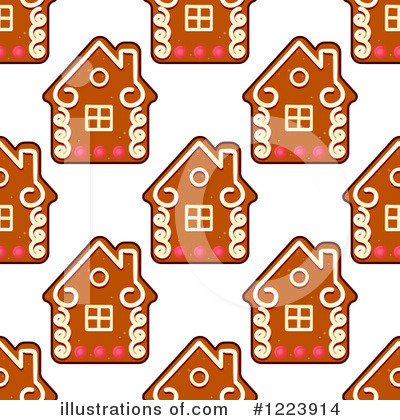 Gingerbread Cookie Clipart #1223914 by Vector Tradition SM