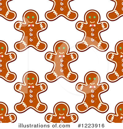 Gingerbread Cookie Clipart #1223916 by Vector Tradition SM