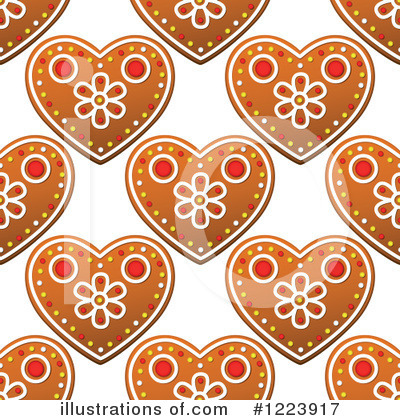 Gingerbread Cookie Clipart #1223917 by Vector Tradition SM