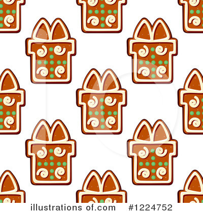 Gingerbread Cookie Clipart #1224752 by Vector Tradition SM