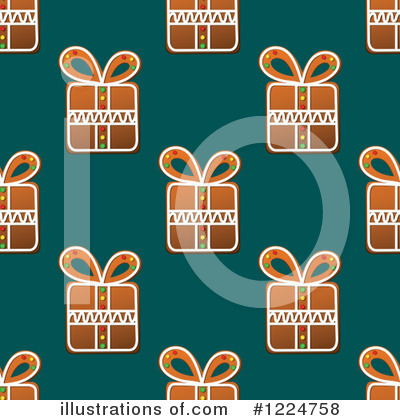 Gingerbread Cookie Clipart #1224758 by Vector Tradition SM