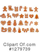 Gingerbread Clipart #1279739 by Vector Tradition SM