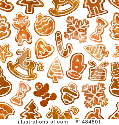 Royalty-Free (RF) Gingerbread Clipart Illustration by Vector Tradition SM - Stock Sample #1434601