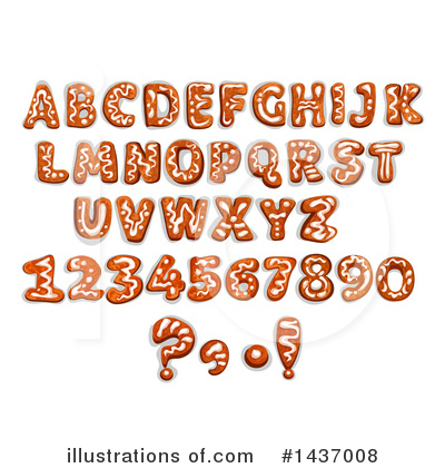 Royalty-Free (RF) Gingerbread Clipart Illustration by Vector Tradition SM - Stock Sample #1437008