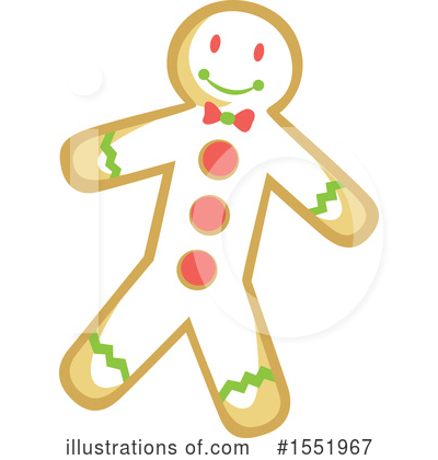 Royalty-Free (RF) Gingerbread Clipart Illustration by Cherie Reve - Stock Sample #1551967