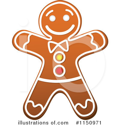Gingerbread Man Clipart #1150971 by Vector Tradition SM