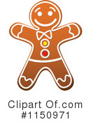 Gingerbread Cookie Clipart #1150971 by Vector Tradition SM