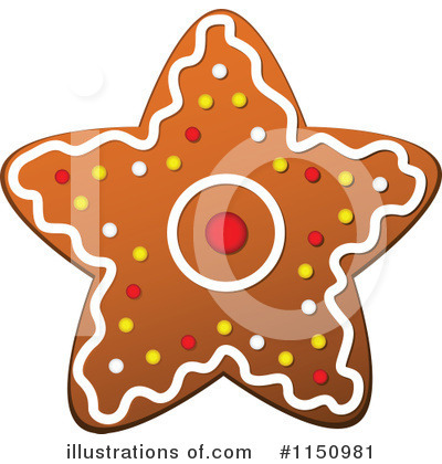 Royalty-Free (RF) Gingerbread Cookie Clipart Illustration by Vector Tradition SM - Stock Sample #1150981