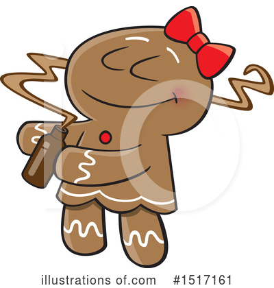 Royalty-Free (RF) Gingerbread Cookie Clipart Illustration by toonaday - Stock Sample #1517161