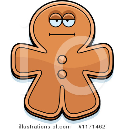 Gingerbread Man Clipart #1171462 by Cory Thoman