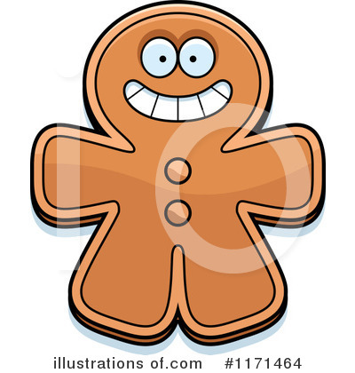 Royalty-Free (RF) Gingerbread Man Clipart Illustration by Cory Thoman - Stock Sample #1171464