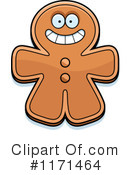 Gingerbread Man Clipart #1171464 by Cory Thoman