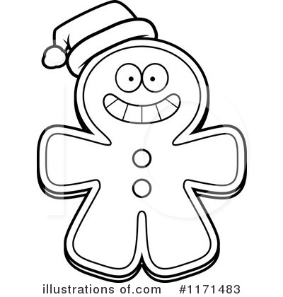 Royalty-Free (RF) Gingerbread Man Clipart Illustration by Cory Thoman - Stock Sample #1171483