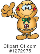 Gingerbread Man Clipart #1272975 by Dennis Holmes Designs