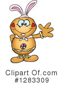 Gingerbread Man Clipart #1283309 by Dennis Holmes Designs
