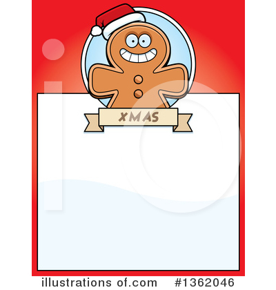 Gingerbread Man Clipart #1362046 by Cory Thoman