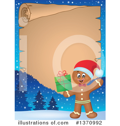Gingerbread Man Clipart #1370992 by visekart