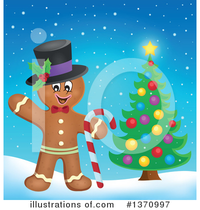 Gingerbread Man Clipart #1370997 by visekart