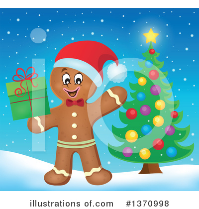 Gingerbread Man Clipart #1370998 by visekart