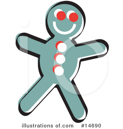 Gingerbread Man Clipart #14690 by Andy Nortnik