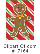 Gingerbread Man Clipart #17164 by Maria Bell