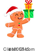 Gingerbread Man Clipart #1805545 by Hit Toon