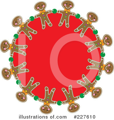 Gingerbread Man Clipart #227610 by Maria Bell