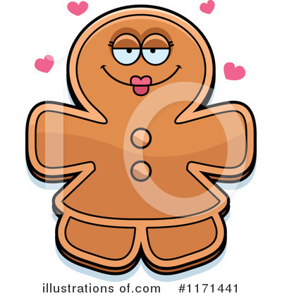 Royalty-Free (RF) Gingerbread Woman Clipart Illustration by Cory Thoman - Stock Sample #1171441