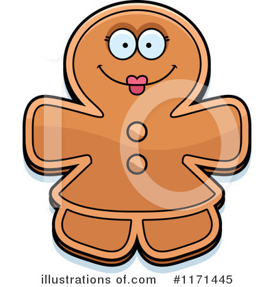 Gingerbread Woman Clipart #1171445 by Cory Thoman