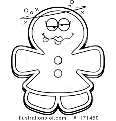 Royalty-Free (RF) Gingerbread Woman Clipart Illustration by Cory Thoman - Stock Sample #1171450