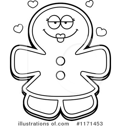 Royalty-Free (RF) Gingerbread Woman Clipart Illustration by Cory Thoman - Stock Sample #1171453
