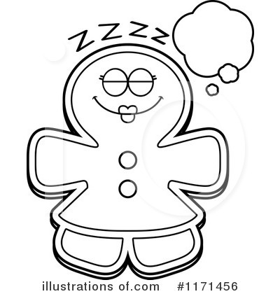 Royalty-Free (RF) Gingerbread Woman Clipart Illustration by Cory Thoman - Stock Sample #1171456