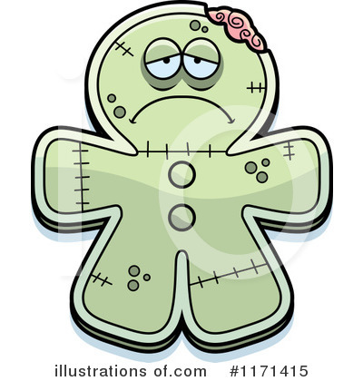 Gingerbread Zombie Clipart #1171415 by Cory Thoman