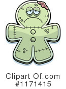 Gingerbread Zombie Clipart #1171415 by Cory Thoman