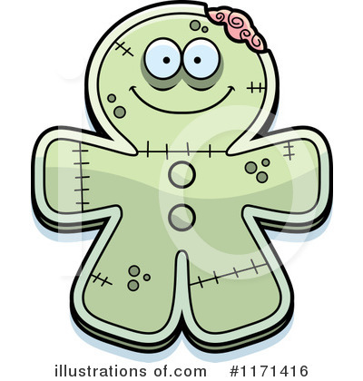 Gingerbread Zombie Clipart #1171416 by Cory Thoman