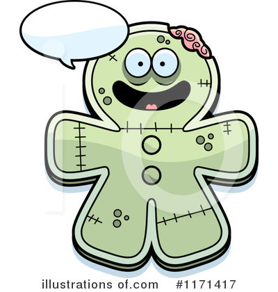 Gingerbread Man Clipart #1171417 by Cory Thoman