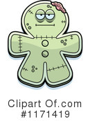 Gingerbread Zombie Clipart #1171419 by Cory Thoman