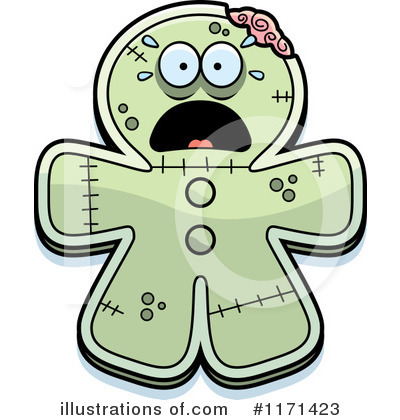Gingerbread Man Clipart #1171423 by Cory Thoman