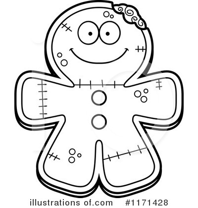 Gingerbread Zombie Clipart #1171428 by Cory Thoman