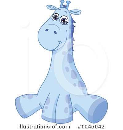 Royalty-Free (RF) Giraffe Clipart Illustration by yayayoyo - Stock Sample #1045042