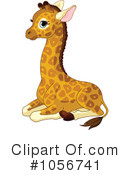 Giraffe Clipart #1056741 by Pushkin