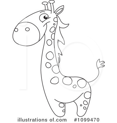 Royalty-Free (RF) Giraffe Clipart Illustration by yayayoyo - Stock Sample #1099470