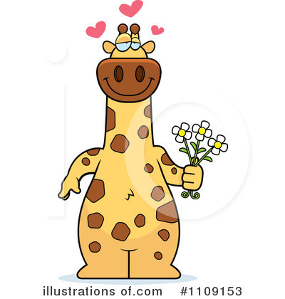 Giraffe Clipart #1109153 by Cory Thoman