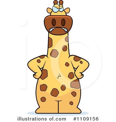 Royalty-Free (RF) Giraffe Clipart Illustration by Cory Thoman - Stock Sample #1109156