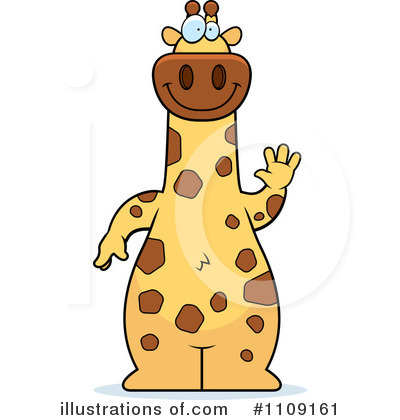 Royalty-Free (RF) Giraffe Clipart Illustration by Cory Thoman - Stock Sample #1109161