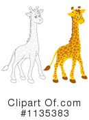 Giraffe Clipart #1135383 by Alex Bannykh