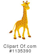 Giraffe Clipart #1135390 by Alex Bannykh