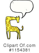 Giraffe Clipart #1154381 by lineartestpilot