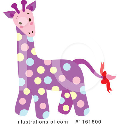 Royalty-Free (RF) Giraffe Clipart Illustration by Cherie Reve - Stock Sample #1161600